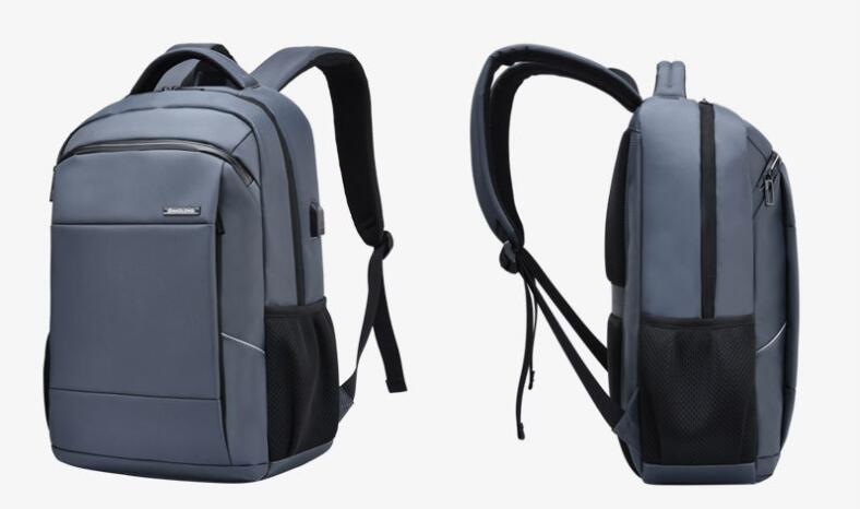 Bolsa de computadora multifuncional gris