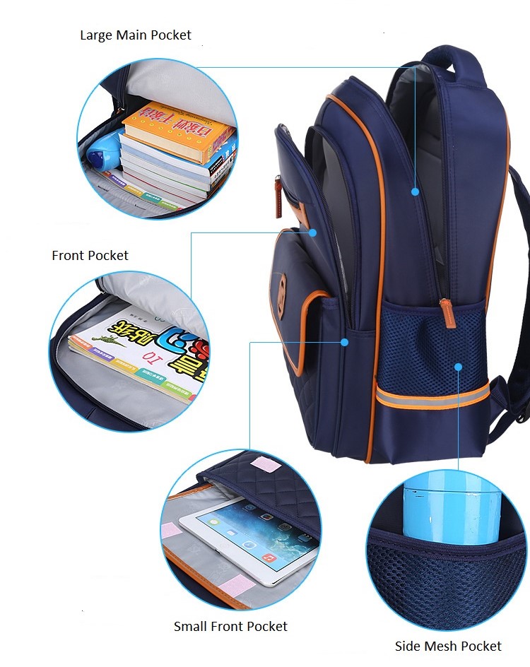 Estructura de la mochila de los ni&ntilde;os para la escuela de dise&ntilde;o nuevo de la escuela