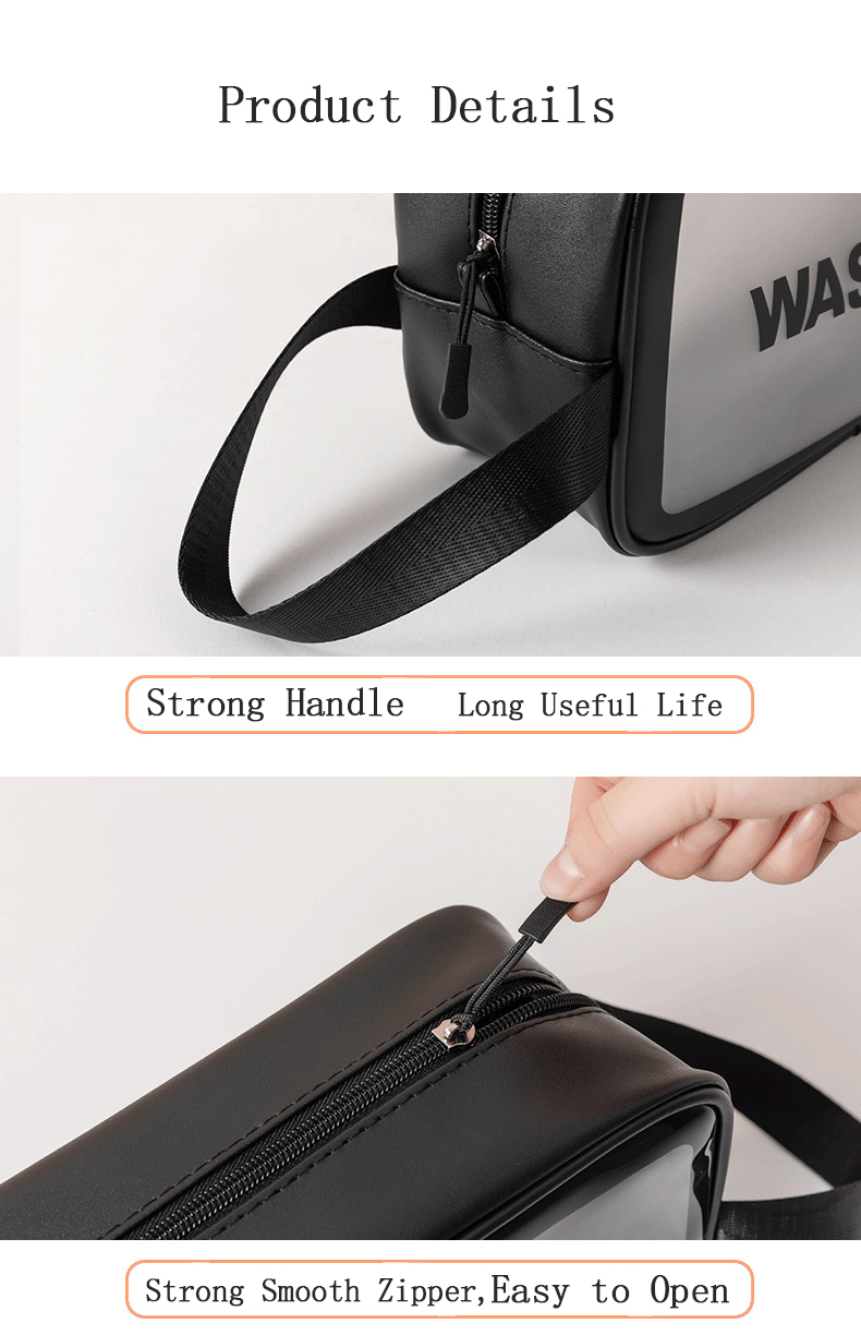 Mango de bolso cosm&eacute;tico de mujeres de PVC