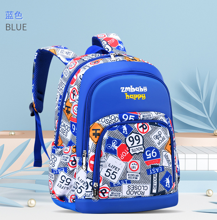 Sky Blue of Fashion Kids Backpack Bag para la escuela