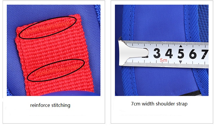 Bolso de la escuela rodantes de los ni&ntilde;os con la costura de refuerzo