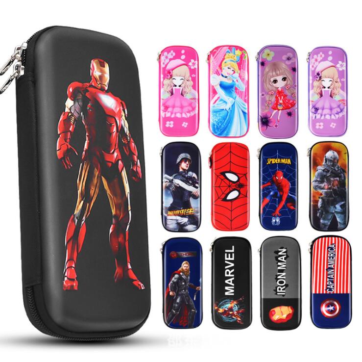 Caja de pluma de dibujos animados de moda EVA 3D para ni&ntilde;os y ni&ntilde;as