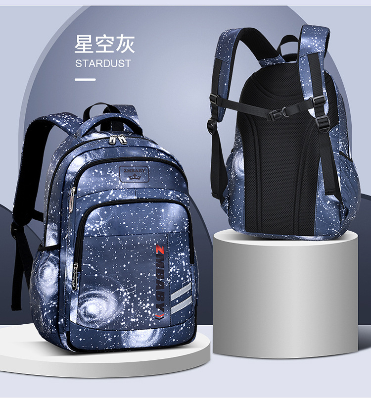 Mochila de moda de moda gris mochila al por mayor bagpack