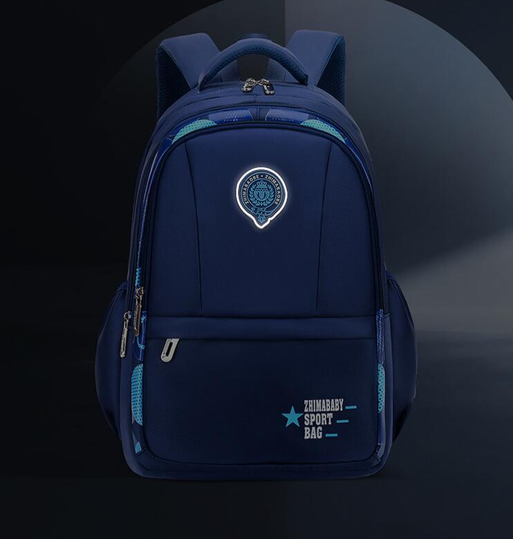 Bolsa escolar de mochila para ni&ntilde;os de gran capacidad para ni&ntilde;os con tira reflectante