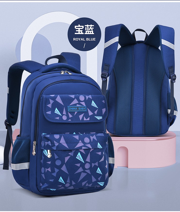 Color azul marino de la mochila de la escuela de la bolsa de libros de ni&ntilde;os de Sstyle para estudiante