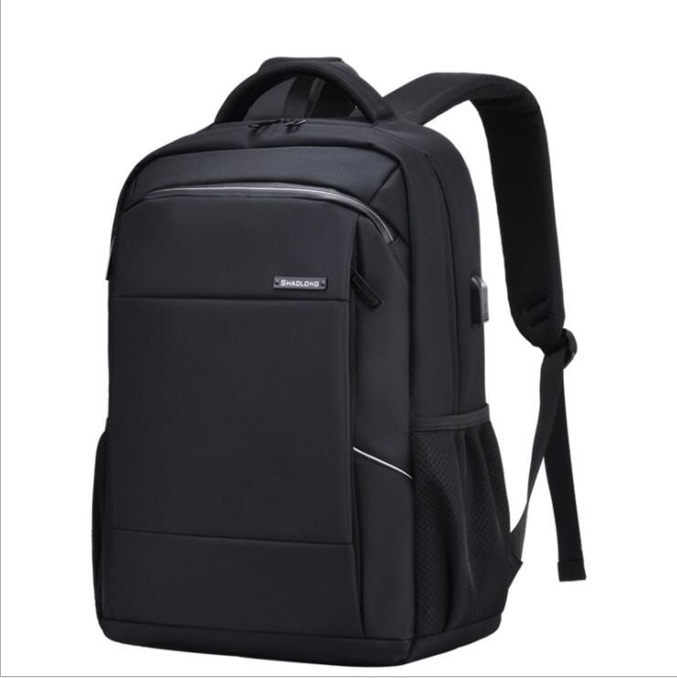 Mochila de computadora multifuncional negra