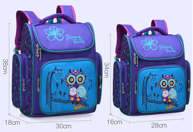 Tama&ntilde;o de la bolsa de libros escolares de alta calidad para Kidergarden Kids