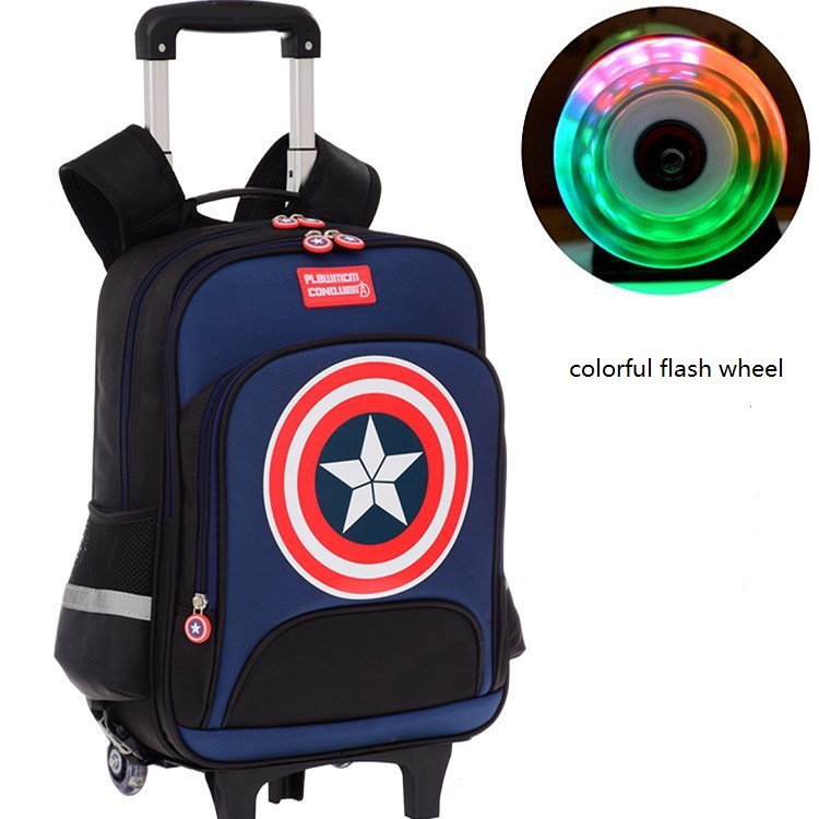 Bolso de la escuela rodante para ni&ntilde;os ni&ntilde;os