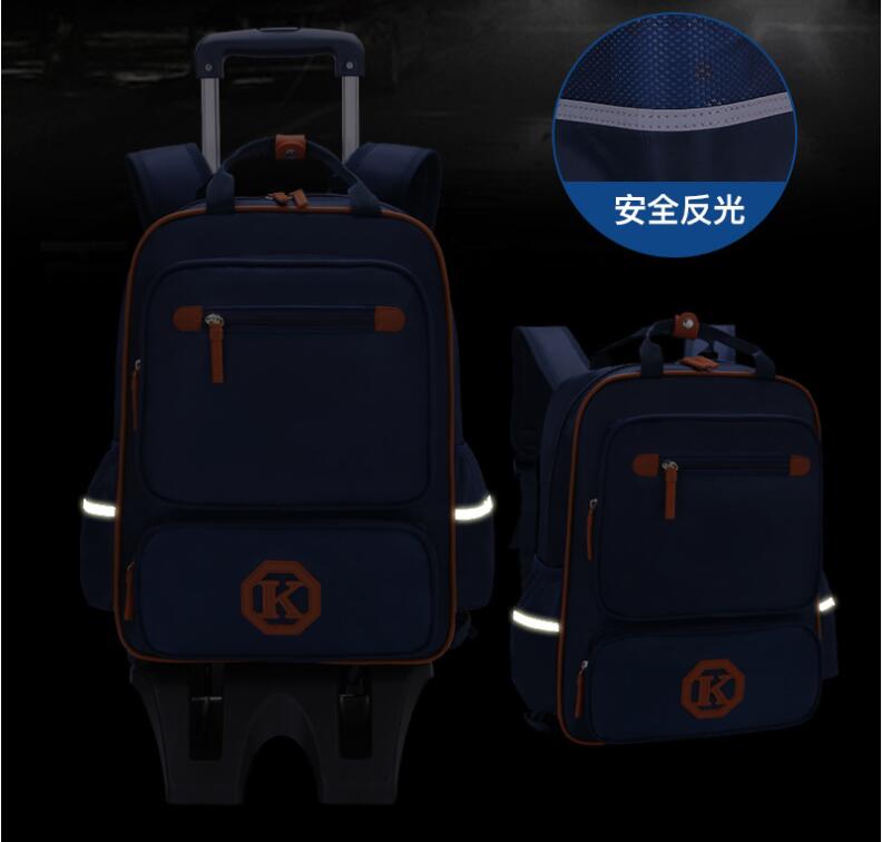 Bolso de mochila escolar de los ni&ntilde;os con la tira reflectante