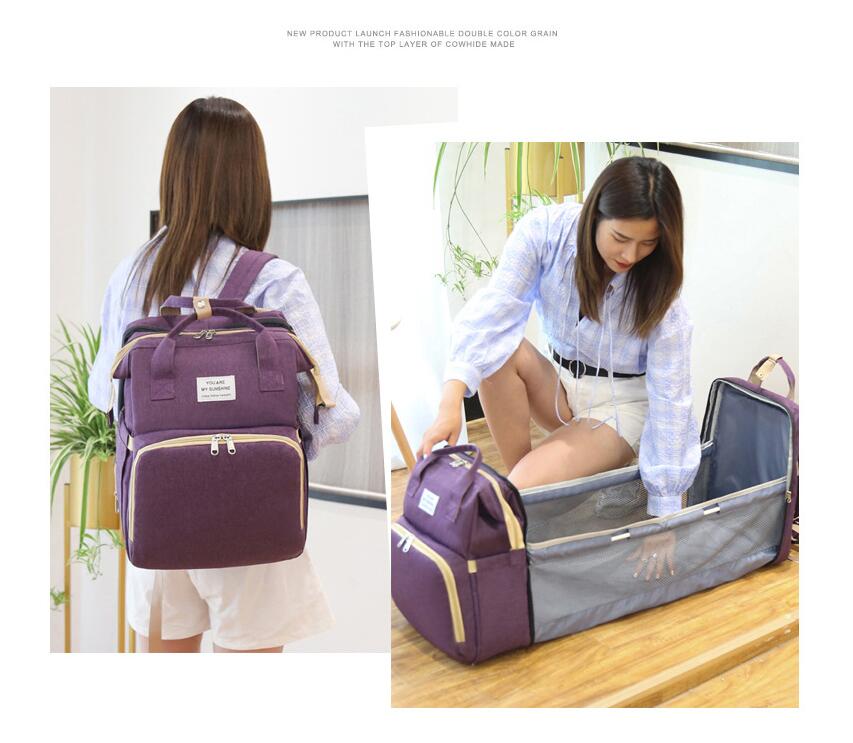 Mensaje de modelo de mochila de pa&ntilde;ales beb&eacute;