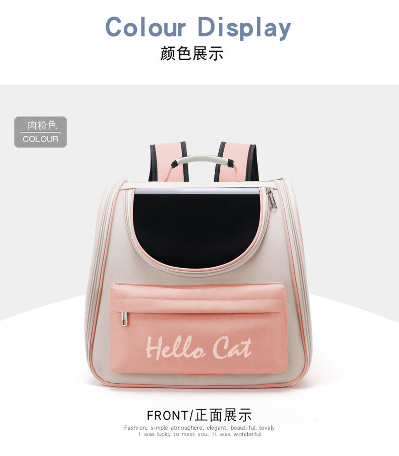 mochila portadora de gatos