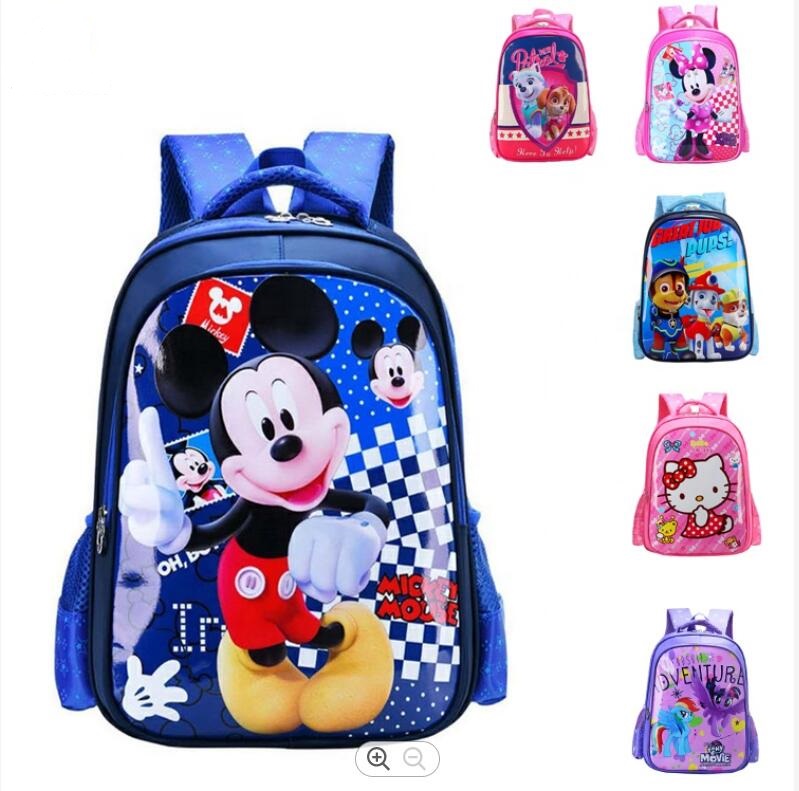 Bolso de la escuela para ni&ntilde;os con dibujos animados