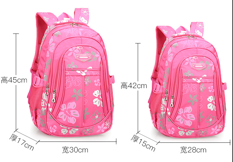 Tama&ntilde;o de la mochila de las mujeres