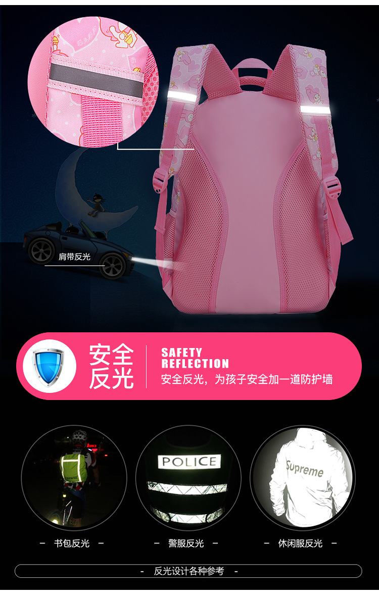 Mochila de la moda de la moda de la bolsa de la escuela de las ni&ntilde;as de peso ligero