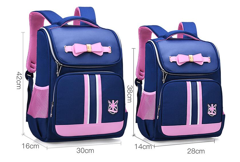 Tama&ntilde;o de la bolsa de libros de chicas de moda