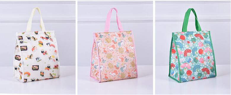 Color1 de la bolsa de almuerzo de aislamiento de poli&eacute;ster.