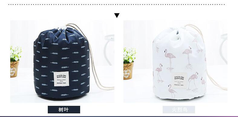 Colores Show de la bolsa de almacenamiento de aseo de viaje con cord&oacute;n-1