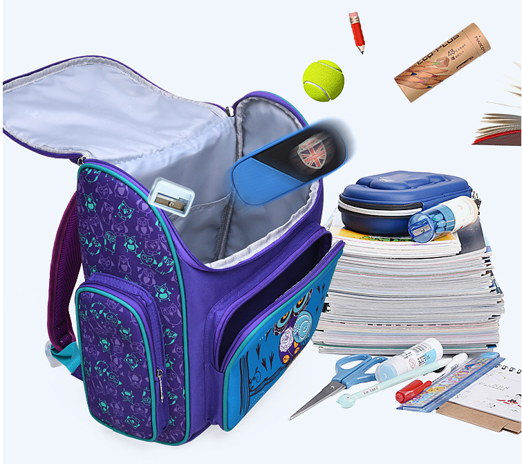 Apertura de la bolsa de libros escolares de alta calidad para Kidergarden Kids