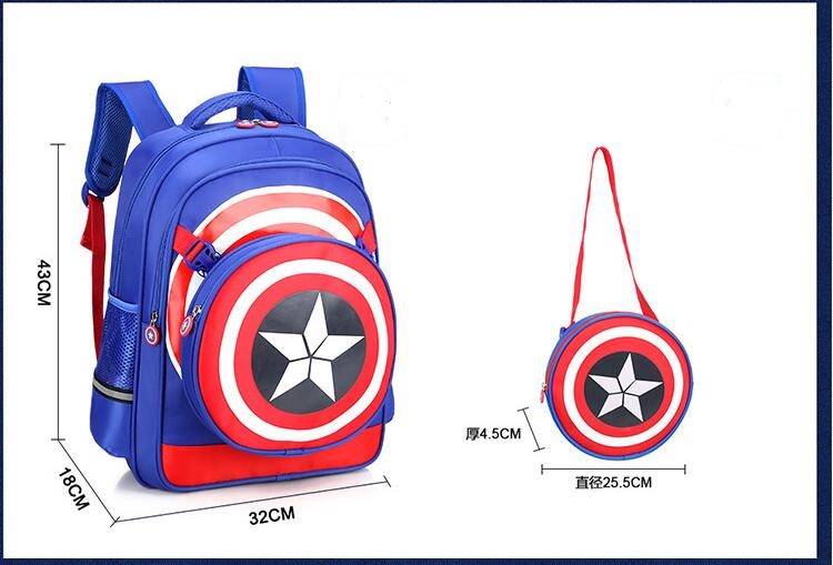 Tama&ntilde;o de la bolsa de la escuela rodante