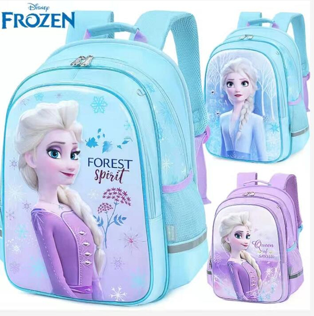 Moda Disney Frozen School Bag Mochila para niñas