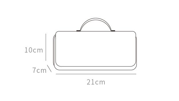 Tama&ntilde;o de la bolsa de l&aacute;piz