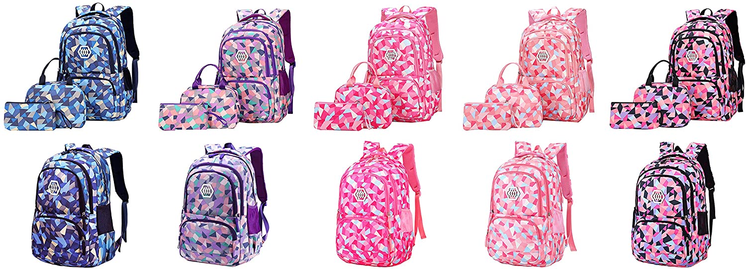 Colores del conjunto de mochilas escolares