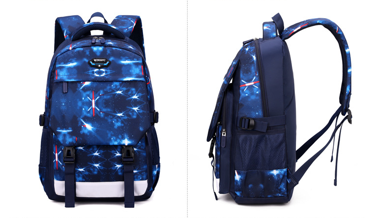 Lado del conjunto de la bolsa de escuela