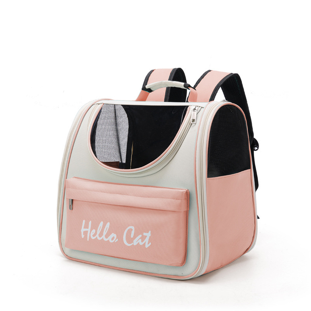 Bolsa de mochila para transporte de gato de mascota de moda para mascotas de viaje con bolsas para mascotas