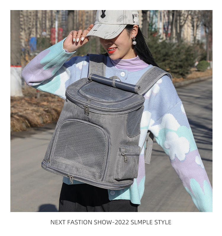 mochila portadora de mascotas