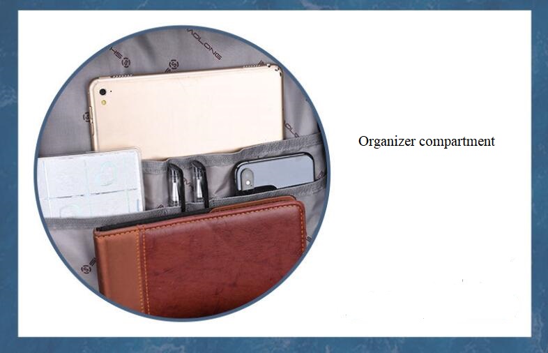 Compartimiento Organizador dentro de la bolsa de la computadora port&aacute;til