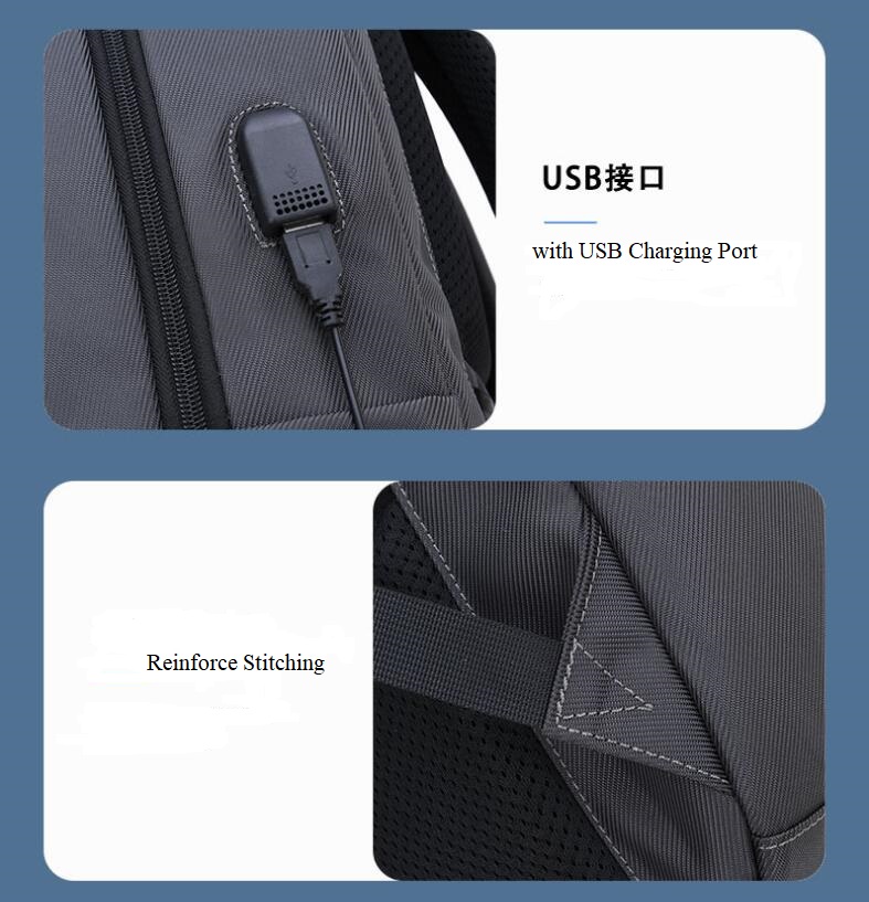 Detalles de la mochila del laptop antirro&ntilde;o