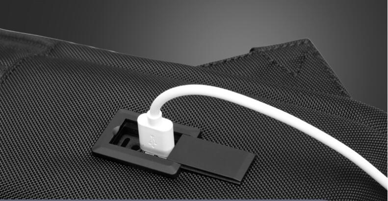 Mochila port&aacute;til de negocios con puerto de carga USB