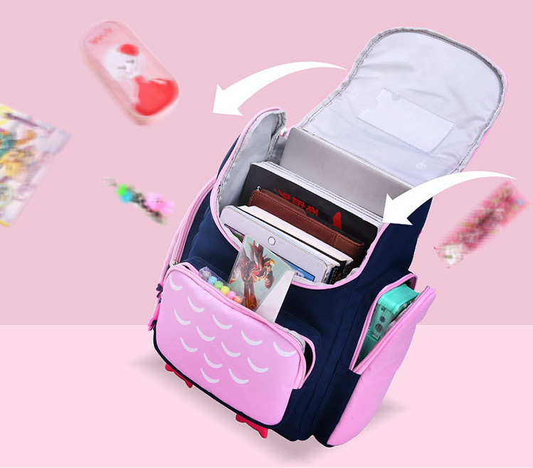 Show de apertura de la bolsa de escuela para mochila para ni&ntilde;os para preescolar