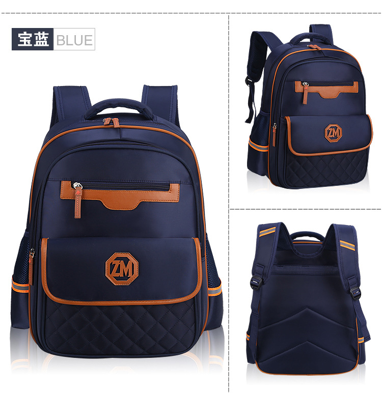 Azul marino de mochila para ni&ntilde;os para la escuela Nuevo dise&ntilde;o Bolsa de libro