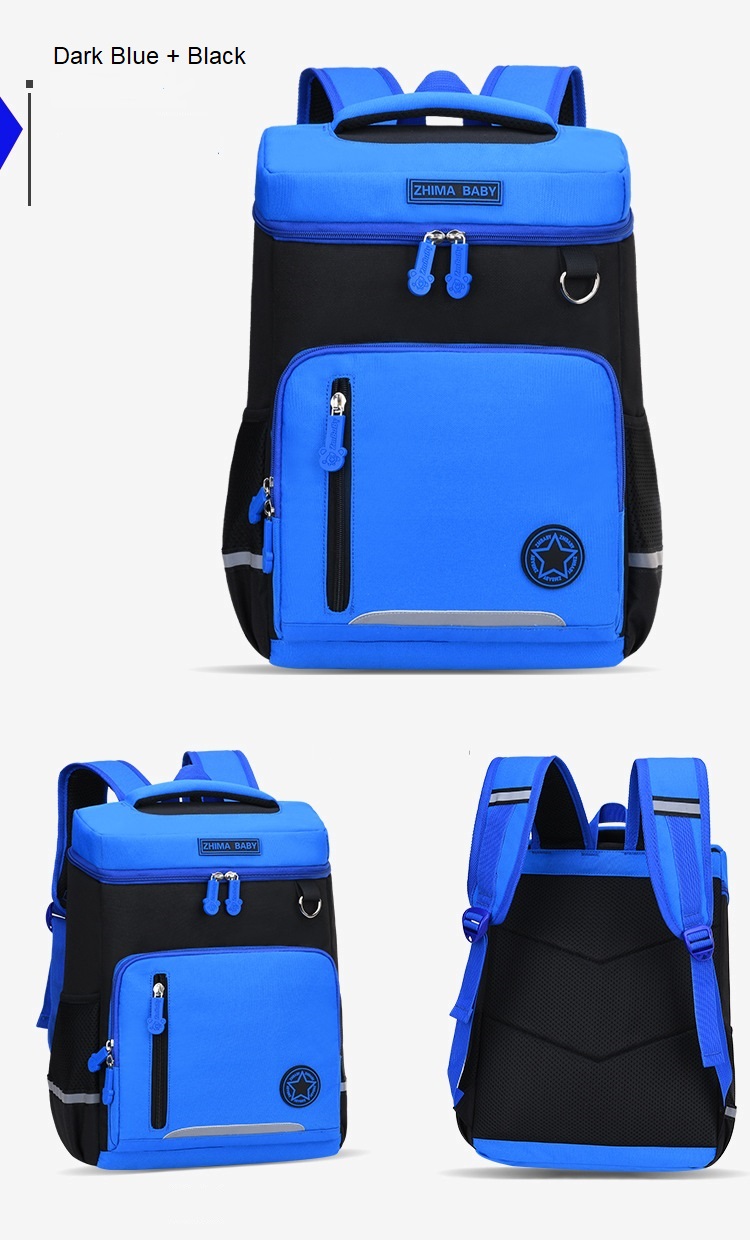 Color azul de la bolsa de mochila escolar de nuevo estilo para ni&ntilde;os