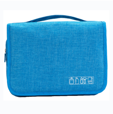 Sky Blue Travel Cosmetic Bag