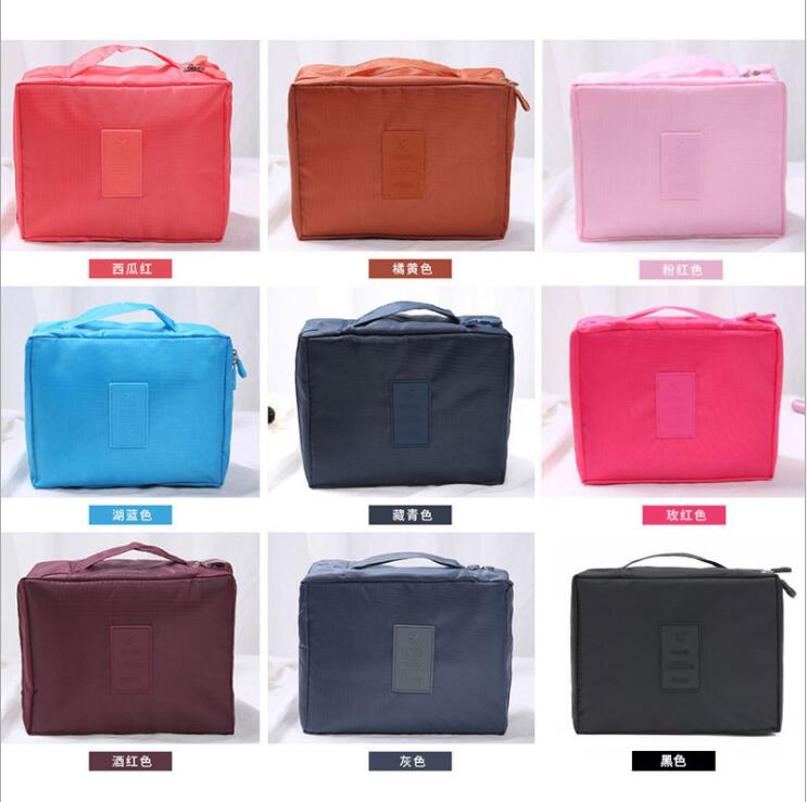 Colores de bolsa de maquillaje bolsa cosm&eacute;tica