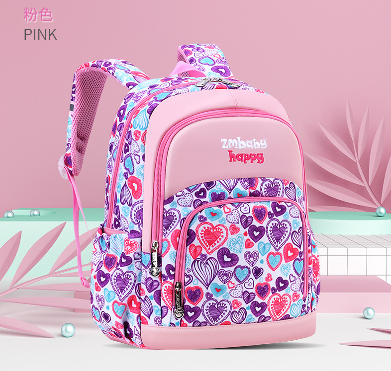 Color rosa de la bolsa de mochila de los ni&ntilde;os de la moda para la escuela