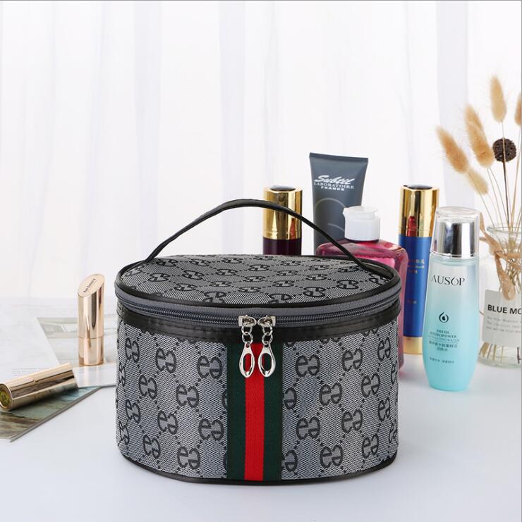 Bolso cosmético portátil del kit del artículo de tocador de la PU del viaje para las mujeres