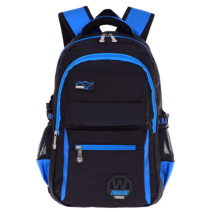 Mochila de bolsa de escuela de adolescente azul para la escuela secundaria