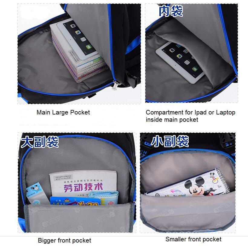 Bolsillo interior de peso ligero Mochila al aire libre para la universidad