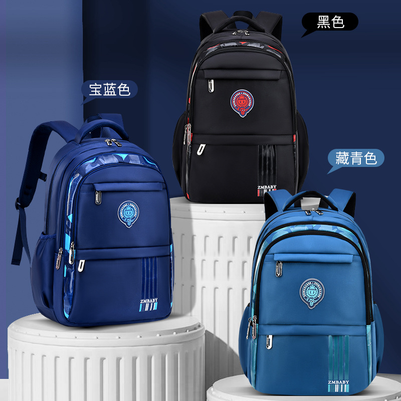 Tres colores del fabricante de mochila Capacas de la escuela de estudiantes personalizadas para adolescente