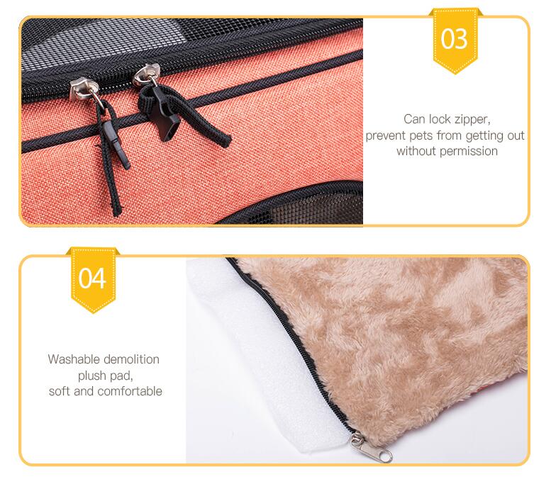 Bolsa de portador de mascotas suave