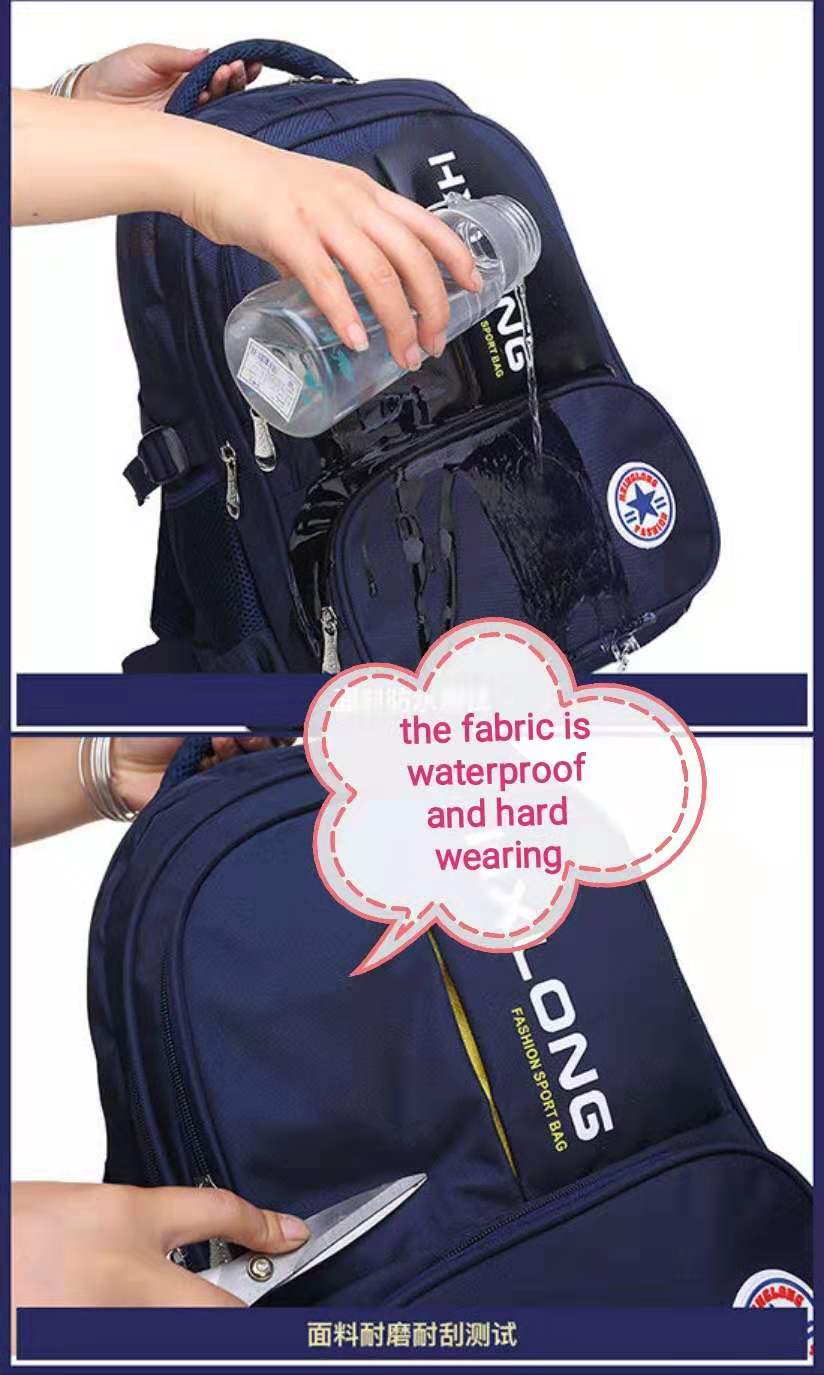 Mochila escolar de adolescente impermeable