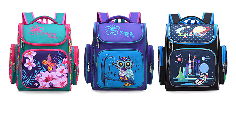 Mostrar color de la bolsa de libros escolares de alta calidad para Kidergarden Kids