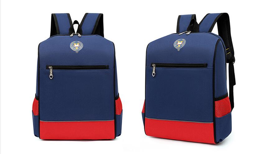 Pantalla de color1 de la bolsa de la escuela de los ni&ntilde;os del logotipo personalizado