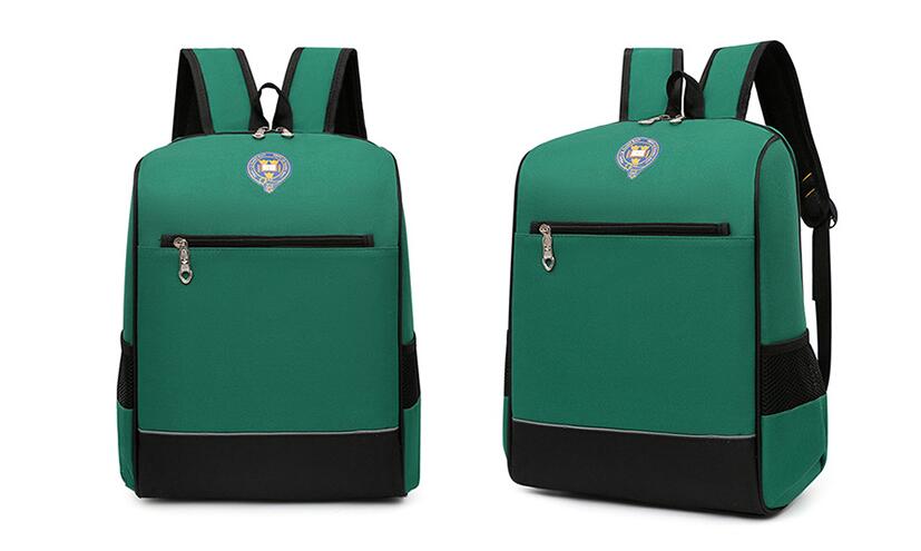 Pantalla de color 3 de la bolsa de la escuela de los ni&ntilde;os del logotipo personalizado