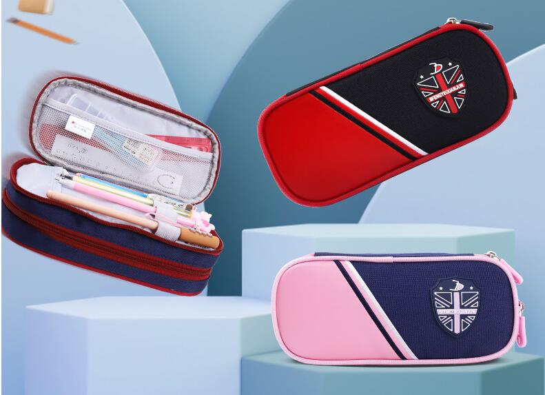 Bolsa de lápices organizadora de papelería para estudiantes de moda
