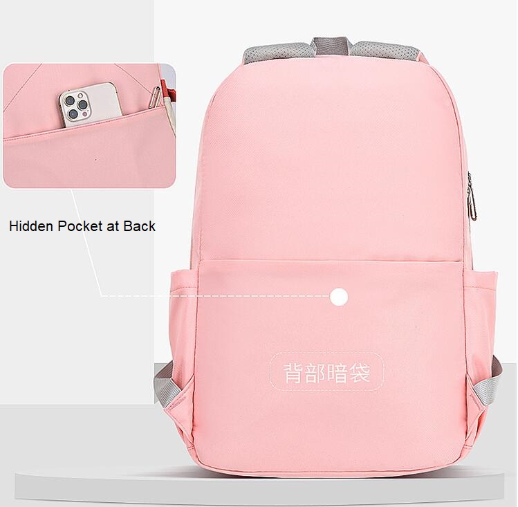 bolsillo oculto en la espalda