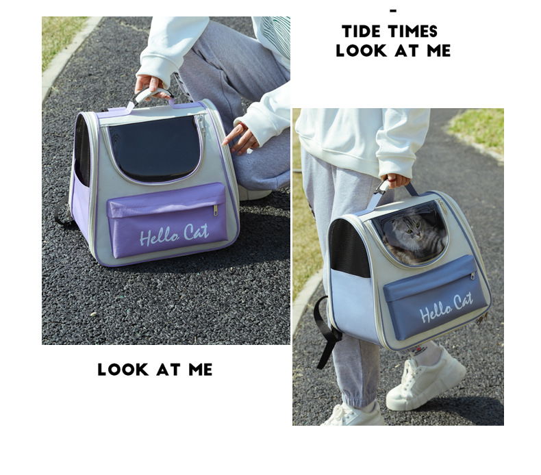 mochila portadora de gatos